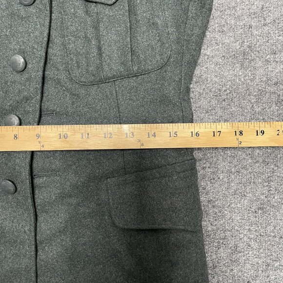 Vintage Swiss Army Military Jacket Wool Blend Mens - Picture 9 of 9